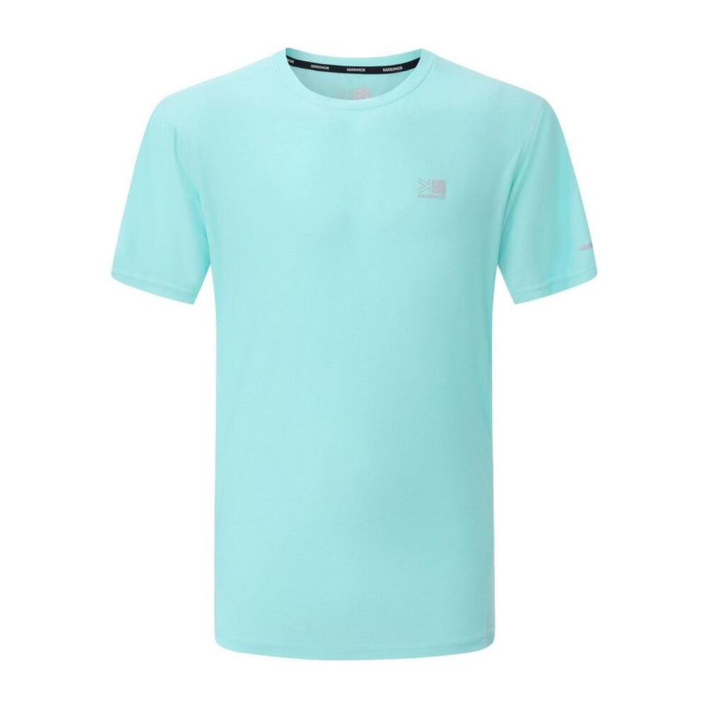 Karrimor Mens Running T-Shirt / Aqua Splash